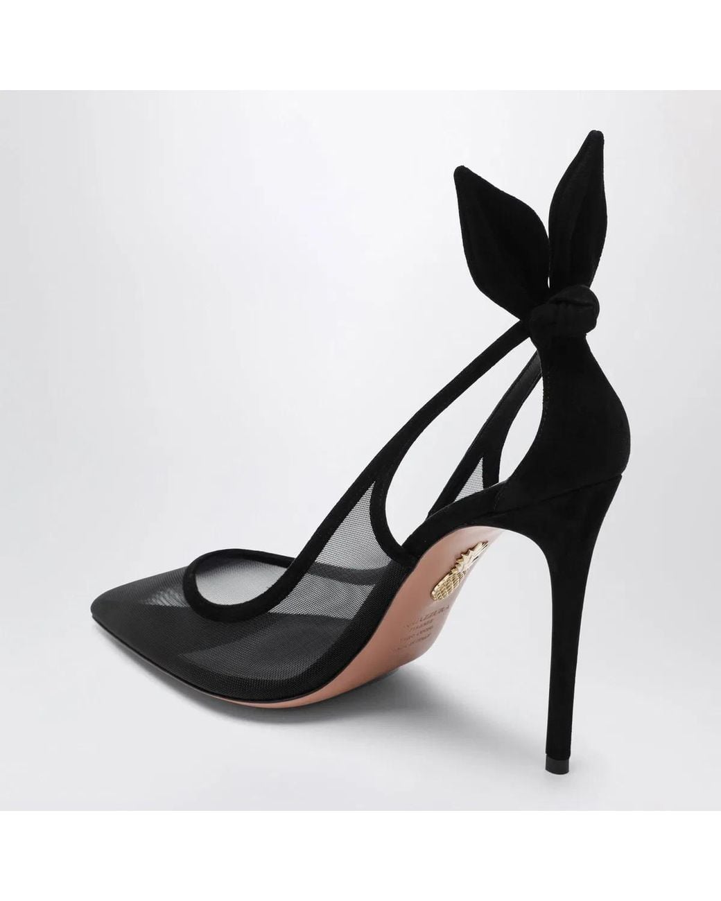 Aquazzura Black Bow Tie Pumps