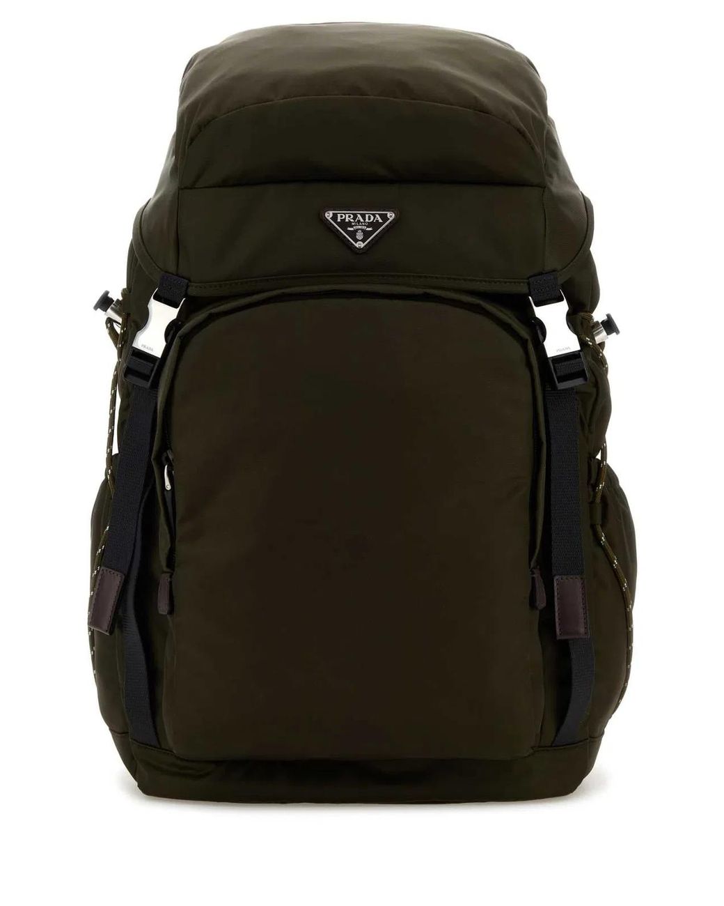 Prada Black Canvas Backpack for men