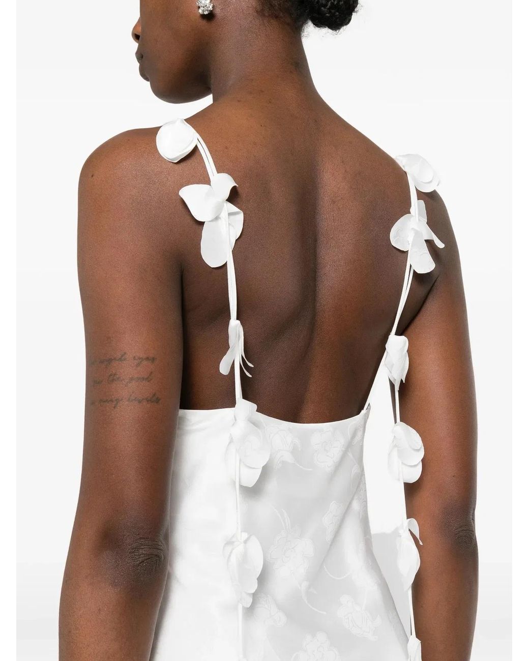 ROTATE BIRGER CHRISTENSEN White Midi Dress