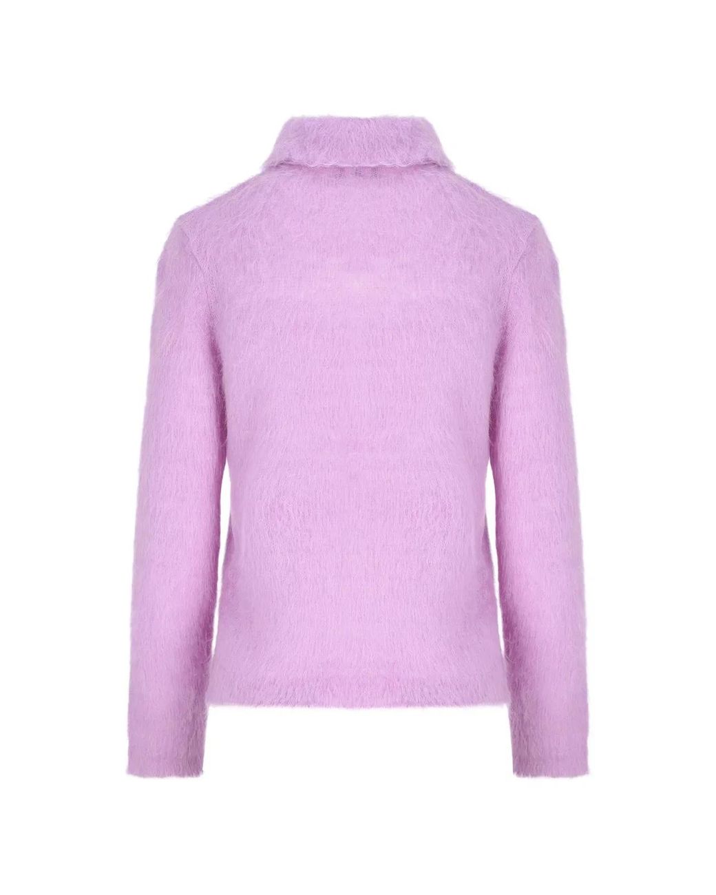 Chloé Purple Pull En Maille Dalpaga Brossé Dreamy Sweater