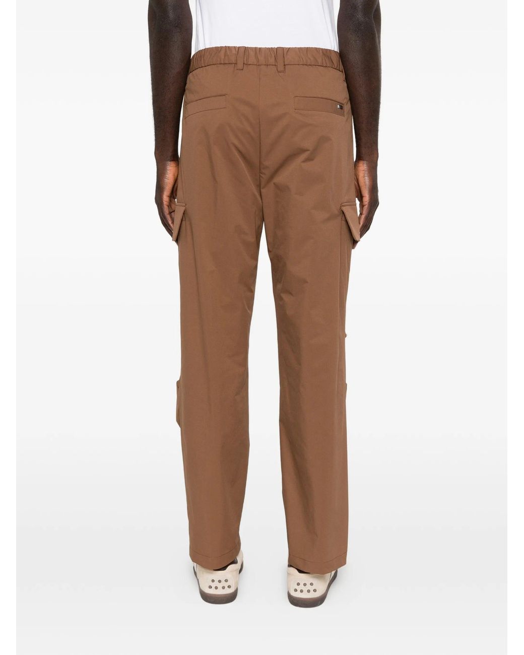 Herno White Rame Polyester Pants