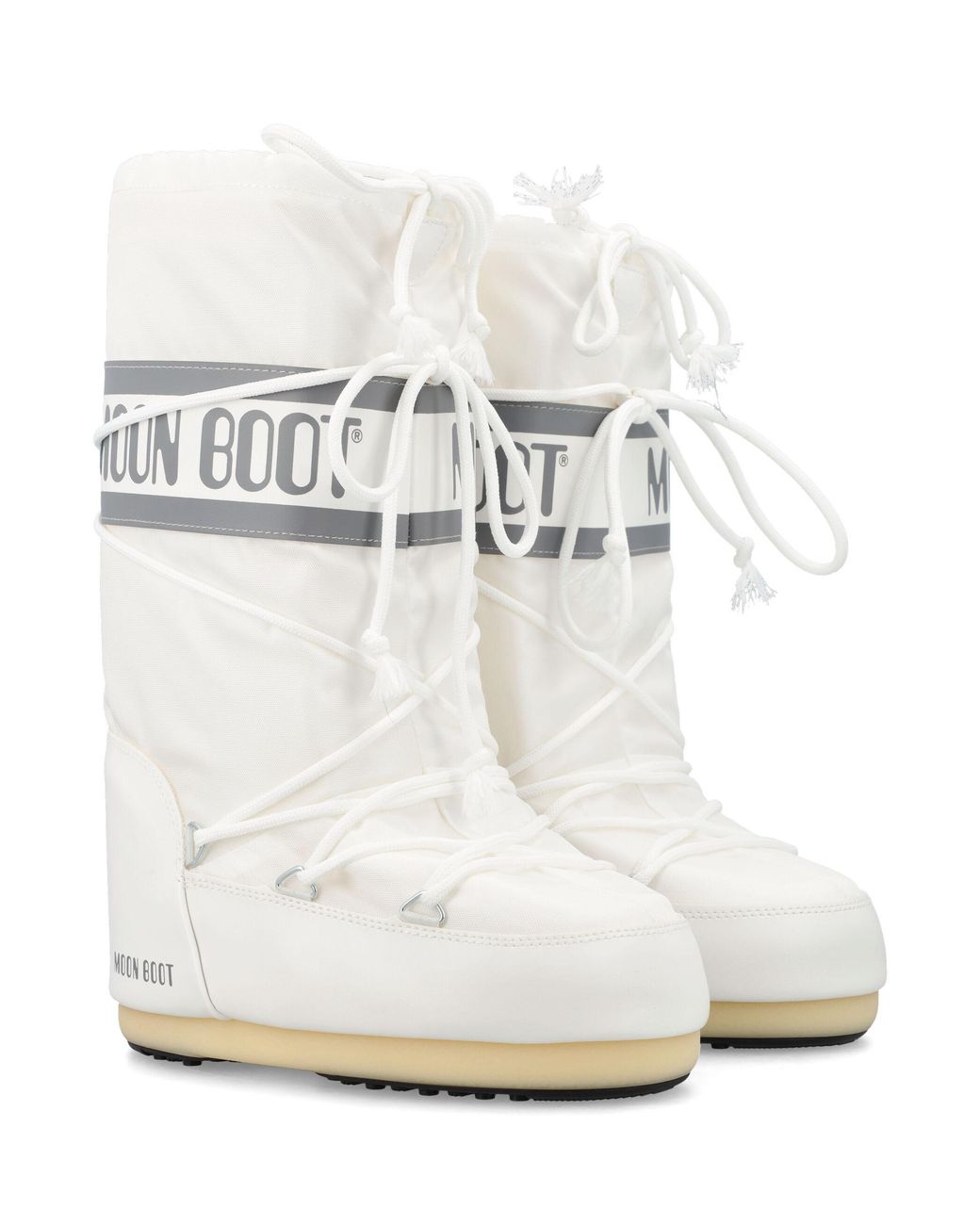 Moon Boot White Stivali Icon