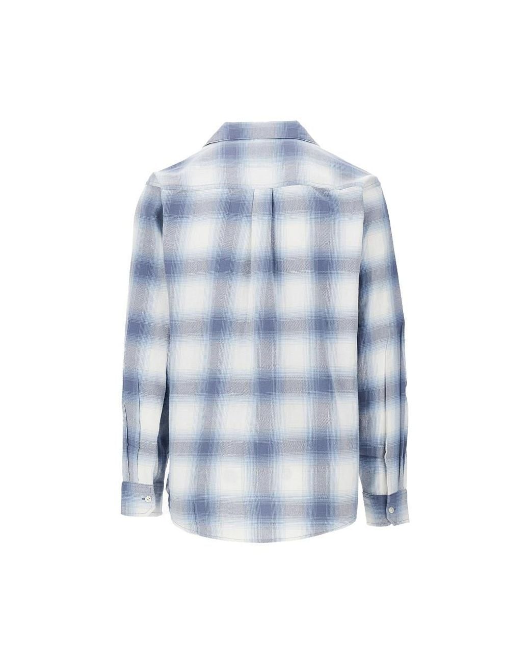 Carhartt Blue Tyers Check Cotton Shirt for men