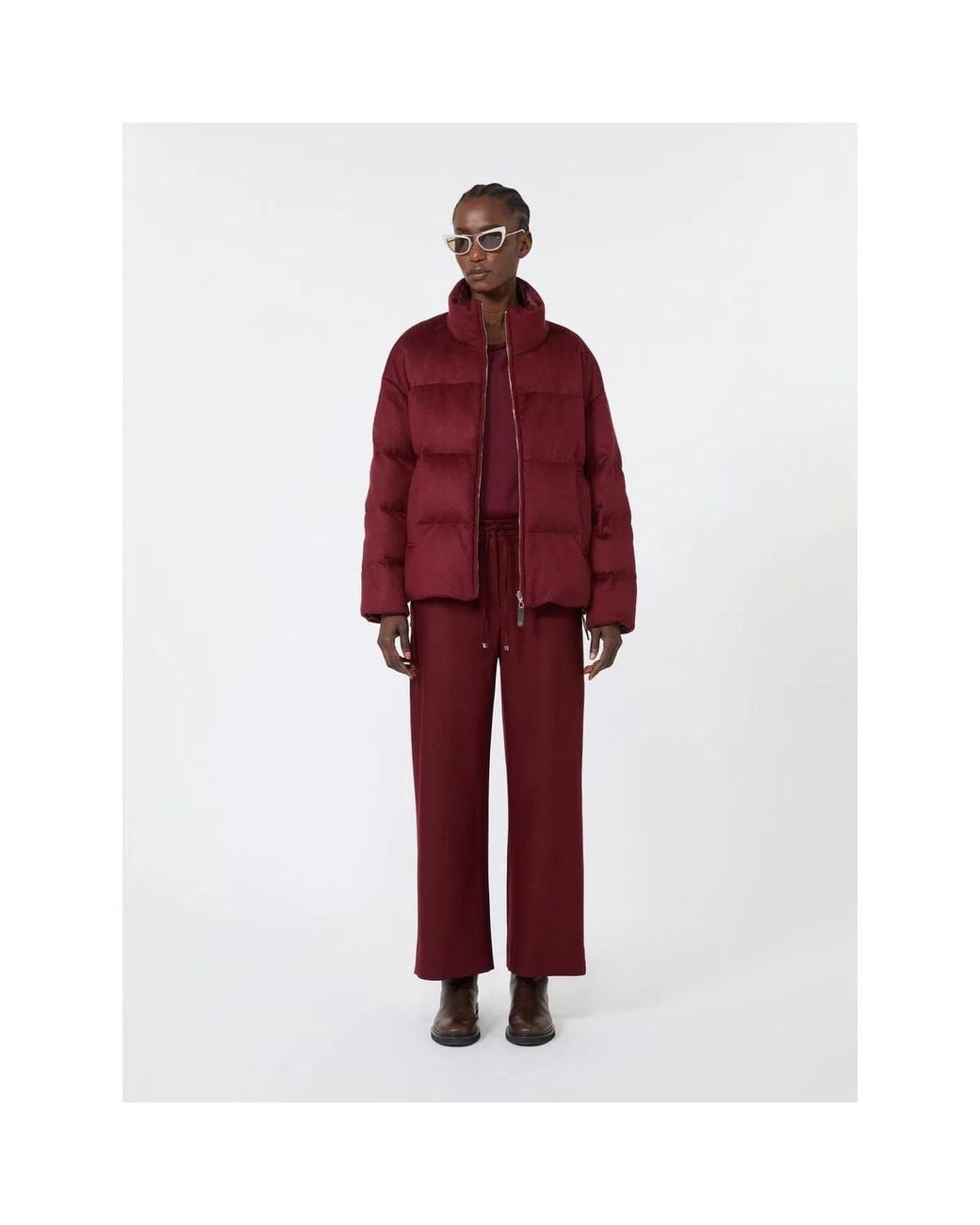 Max Mara Red S Max Mara Smmfloria Trouser Bordeaux