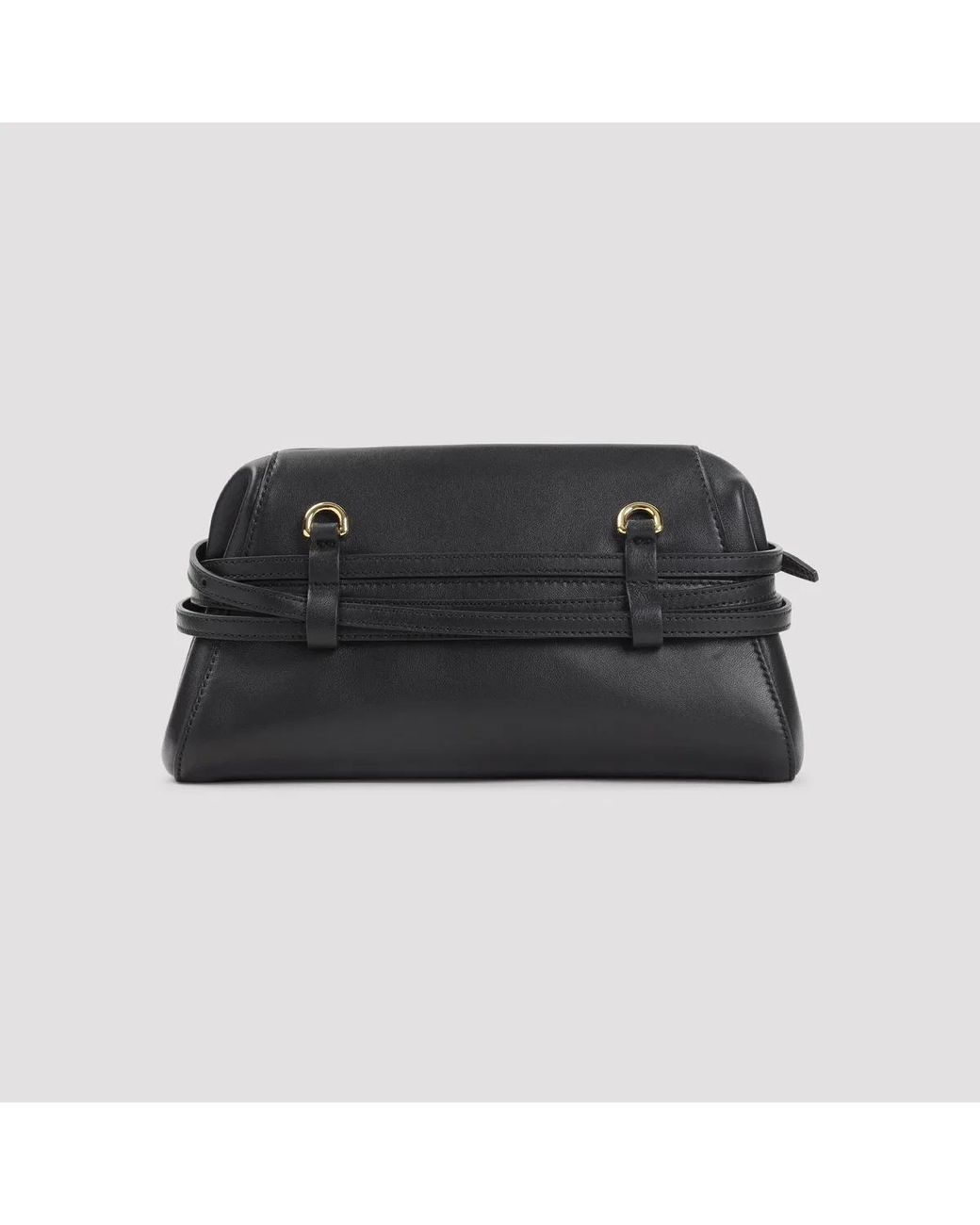 Moschino Couture Black Belted Shoulder Bag