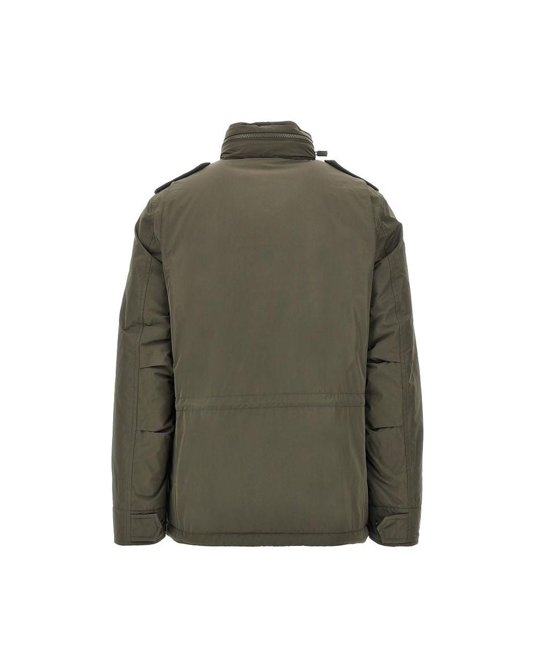 Aspesi Green Padded Nylon Minifield Jacket for men