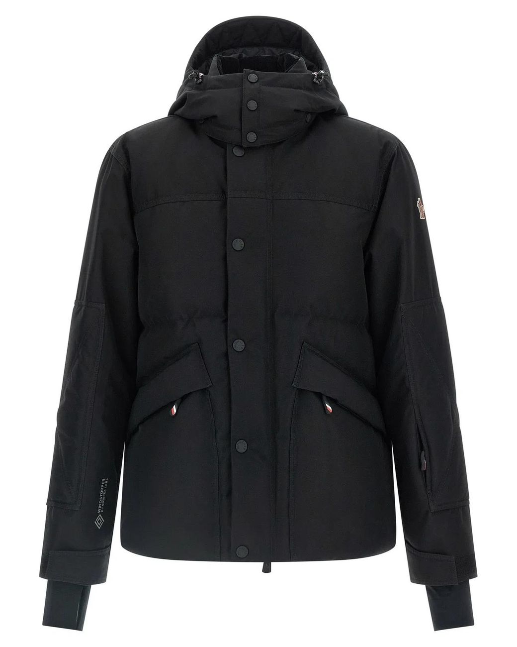 Moncler Black 'Elfin' Down Jacket for men