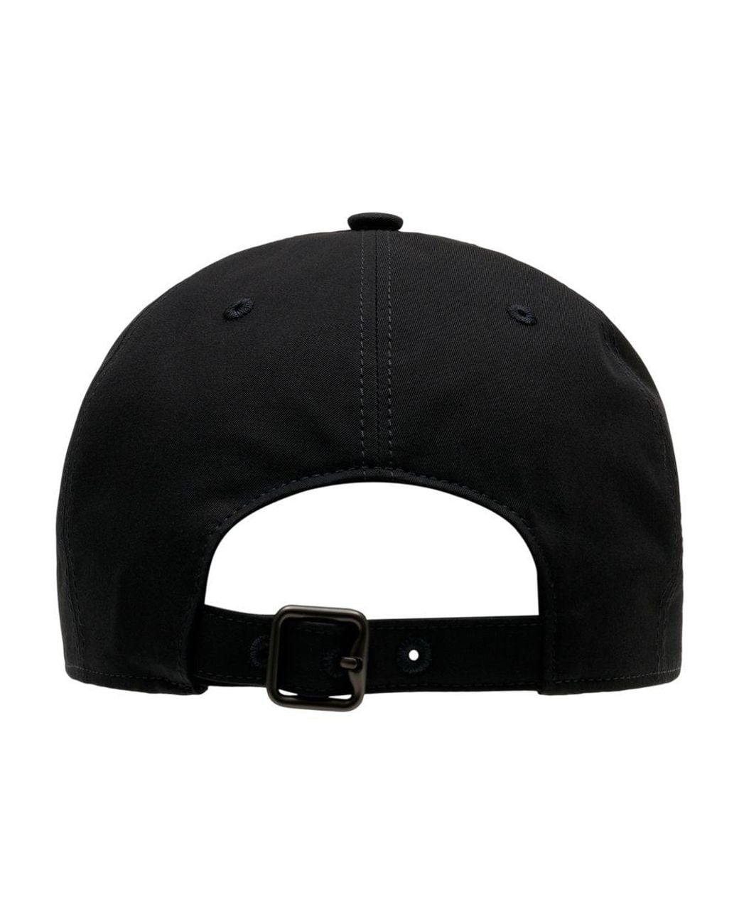 Burberry Black Logo Cotton Baseball Cap for men
