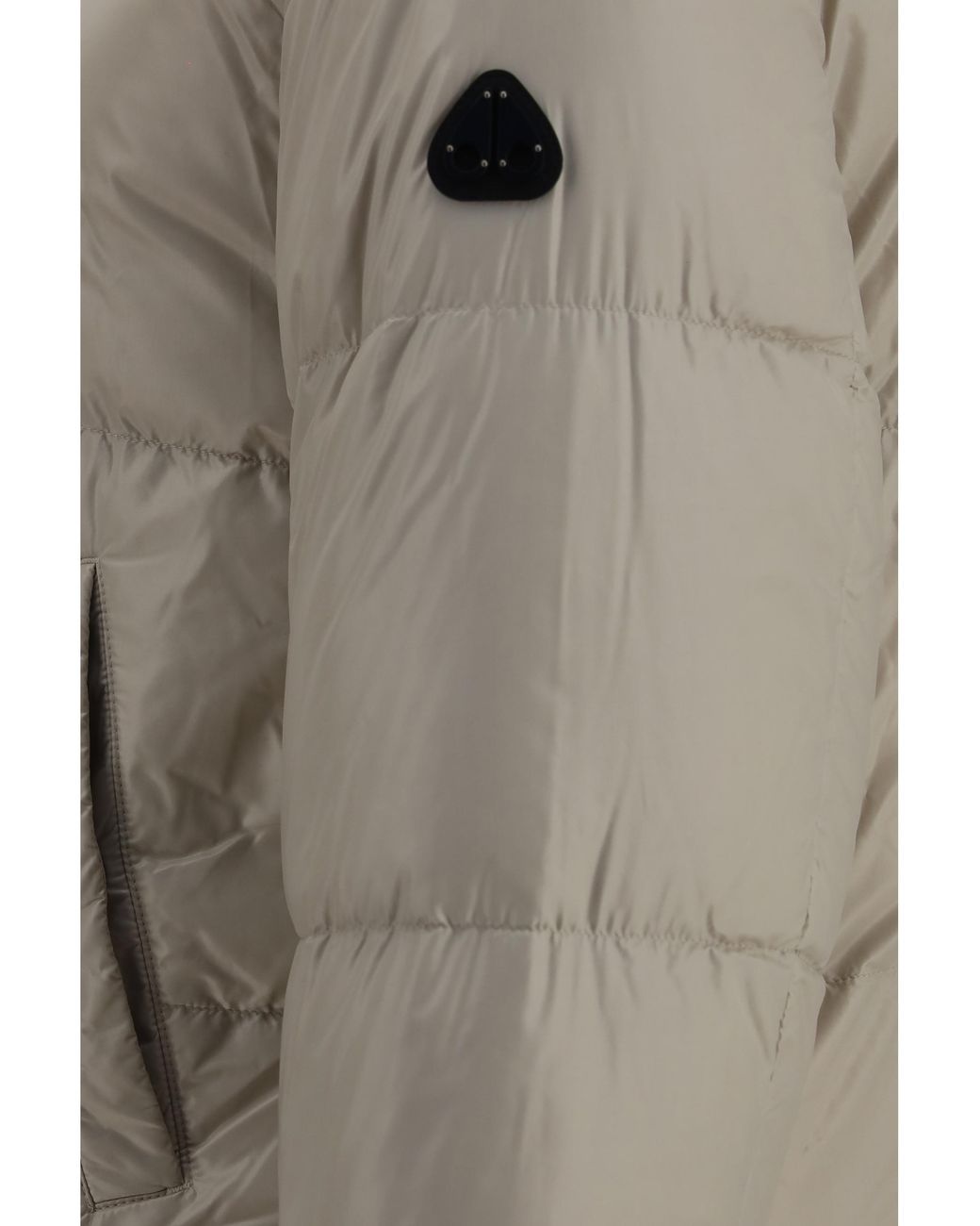 Moose Knuckles Gray Reversible Queens Puffer Jacket