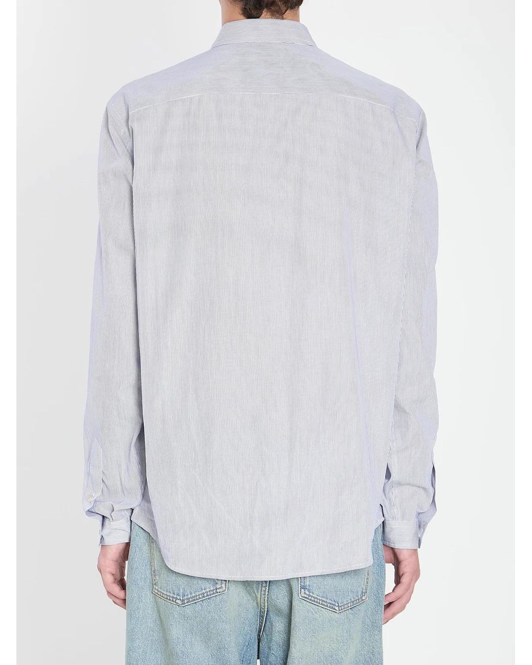 Valentino Garavani White Striped Shirt for men