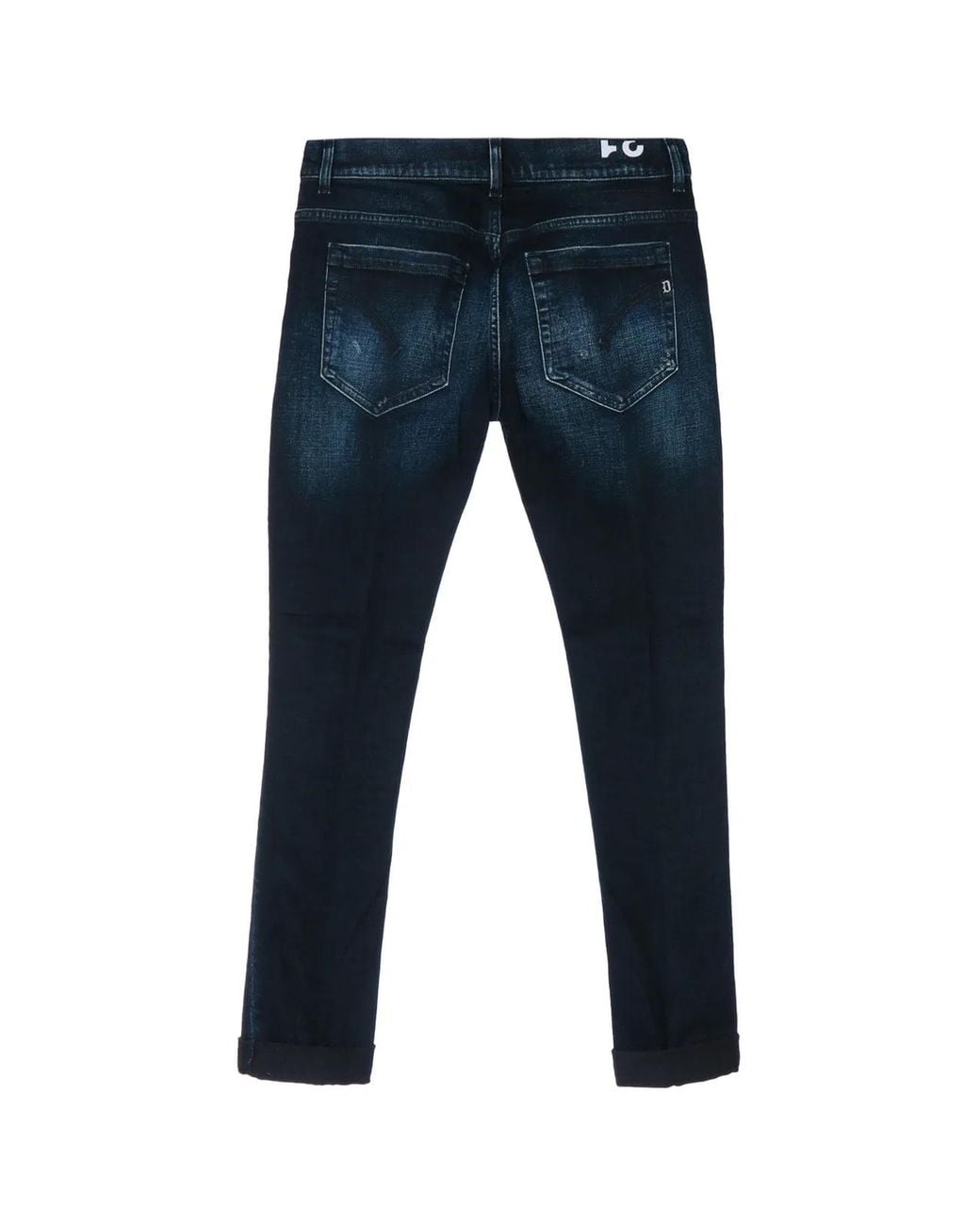 Dondup Blue Pantalone 5 Tasche for men