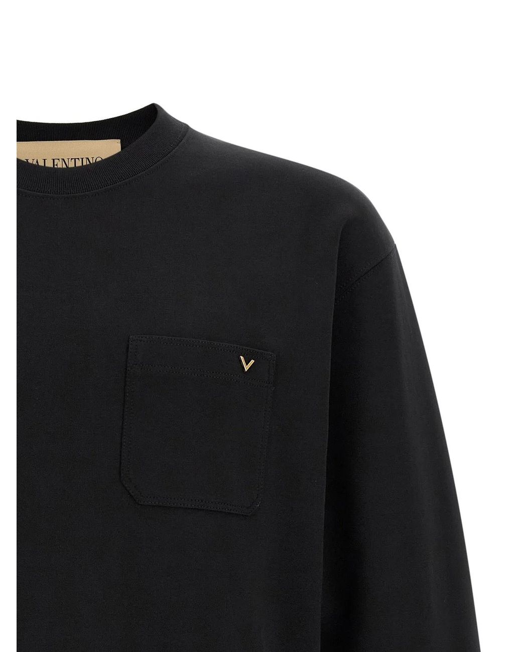 Valentino Garavani Black 'Vgold' Sweatshirt for men