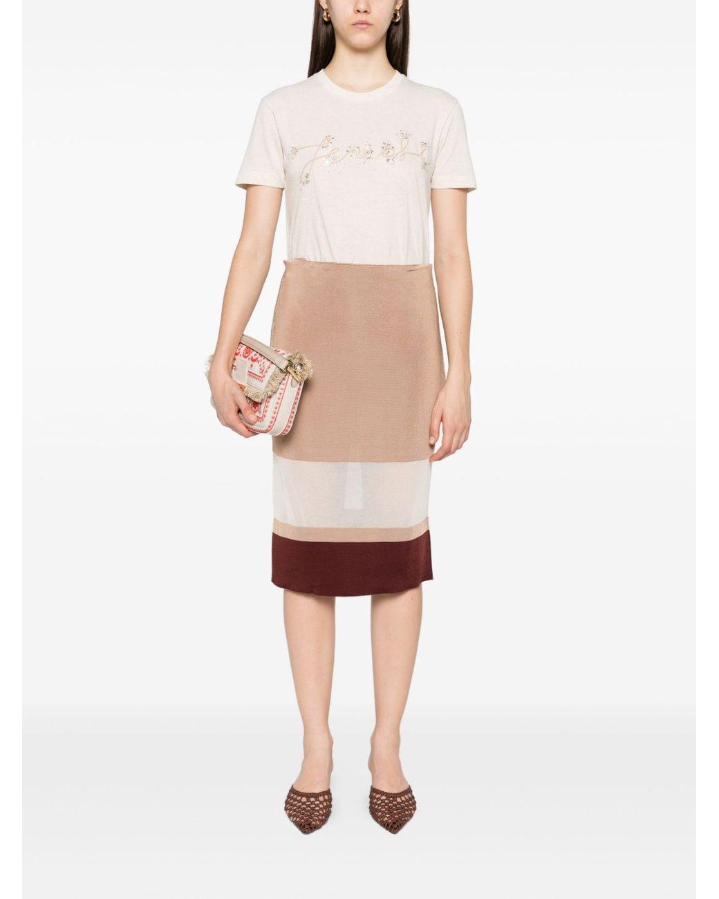 Fendi White T-Shirts And Polos