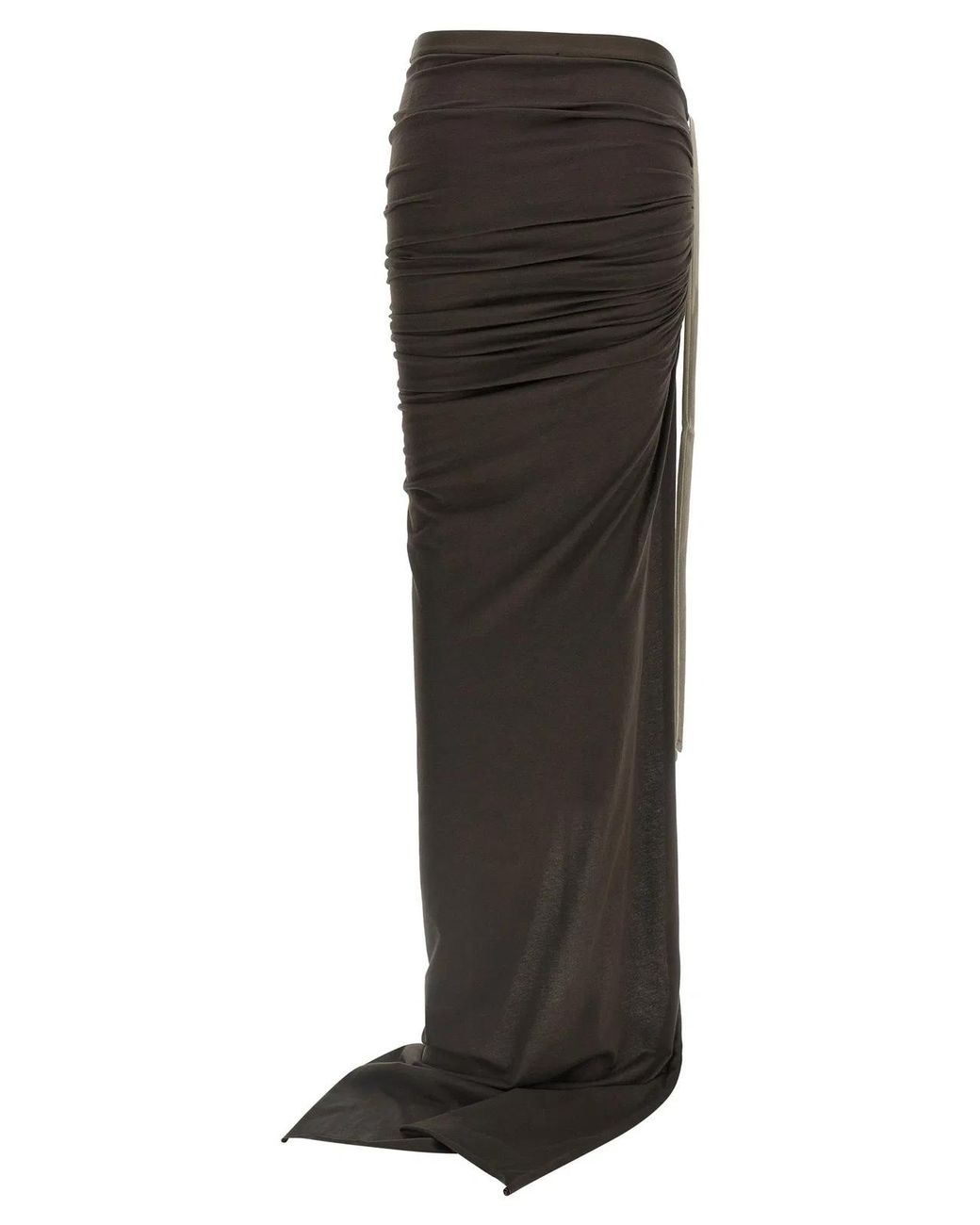 Rick Owens Black Moncler + 'Adjustable' Skirt