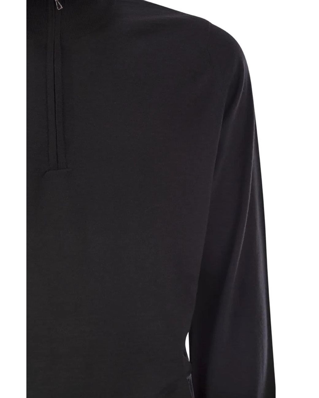 John Smedley Black Barrow for men