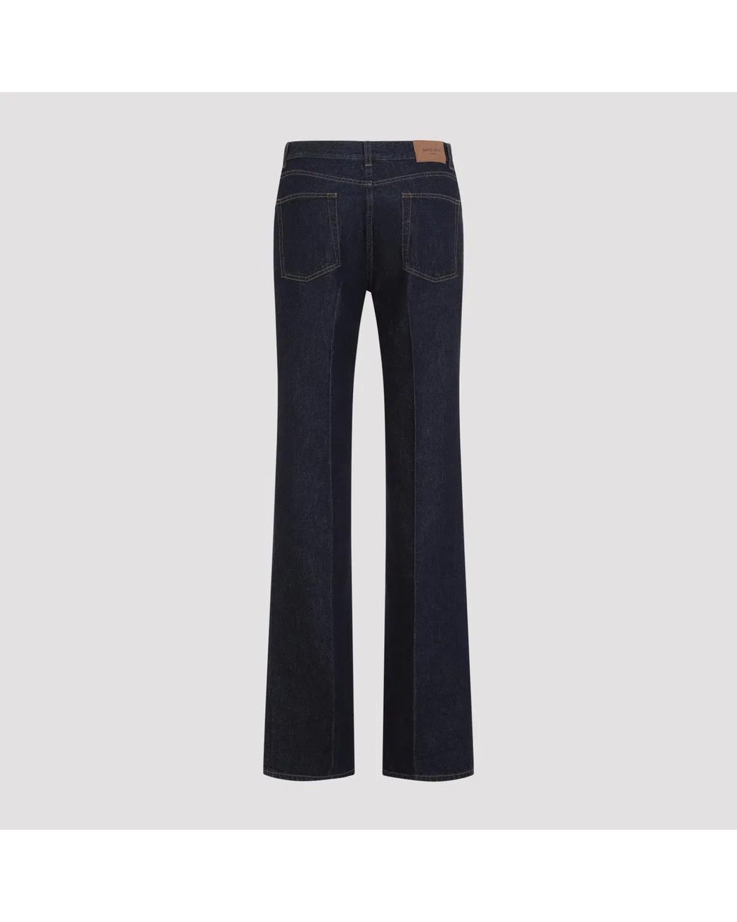 Saint Laurent Blue Dark Night 70's Eagle Jeans