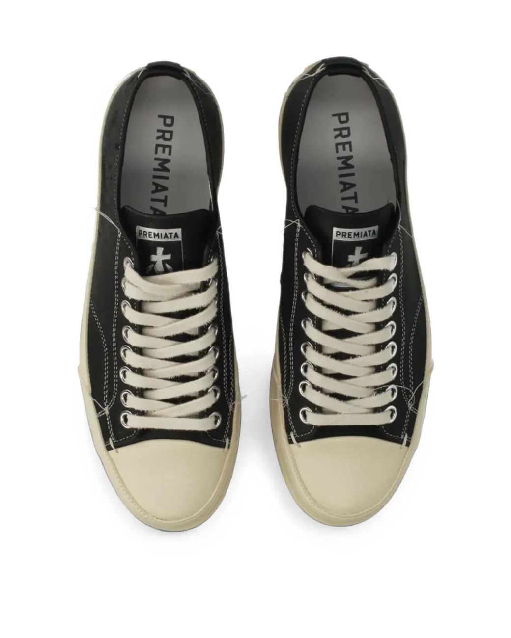 Premiata Black Vincent Timeless Sneakers for men