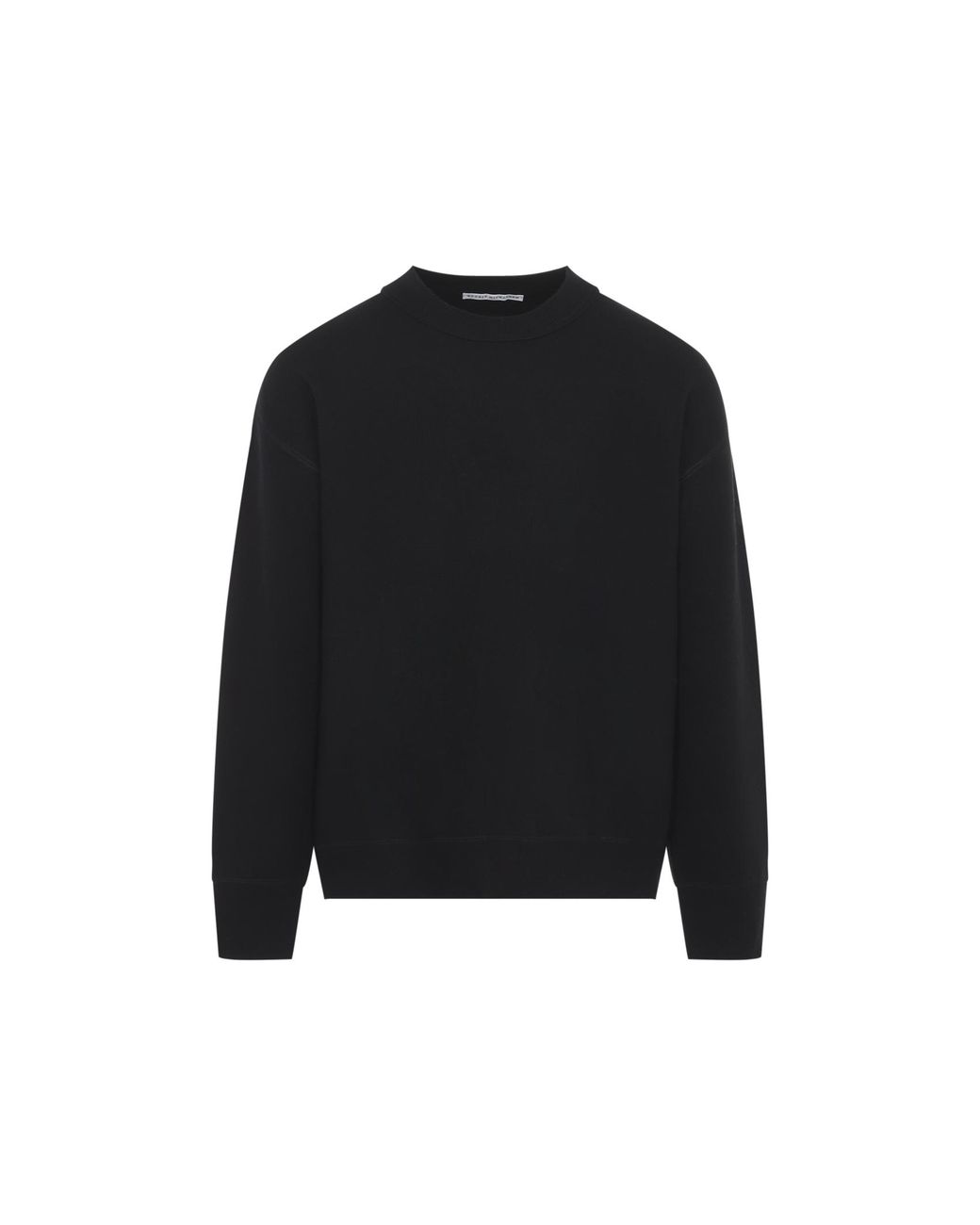 Studio Nicholson Black Moray Cashmere Double Sweatshirt for men