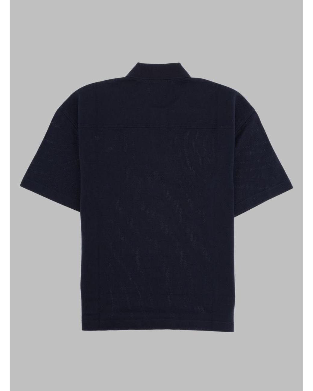 Saint Laurent Blue Polo Cassandre for men