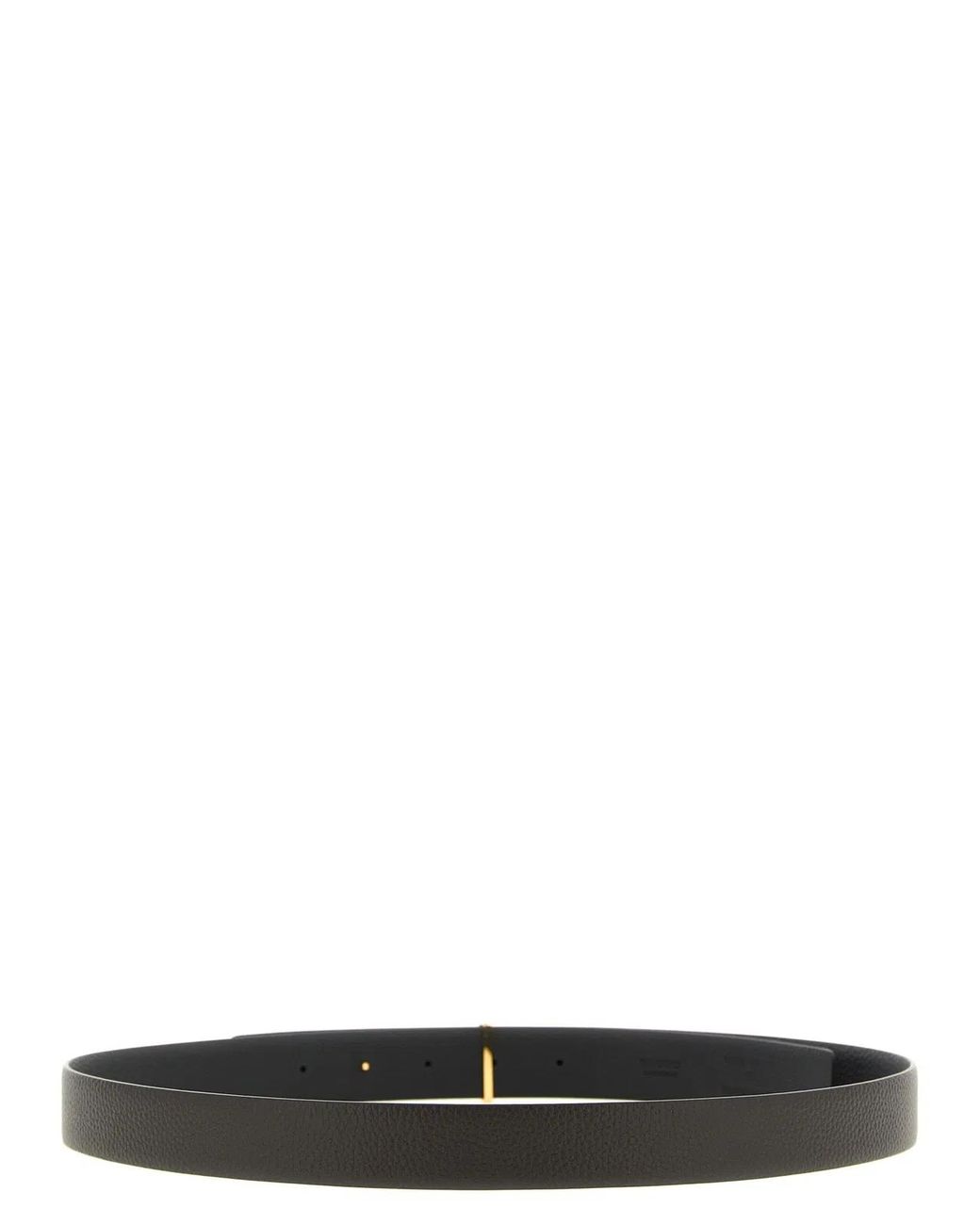 Tom Ford Black Calfskin Regular Belt for men