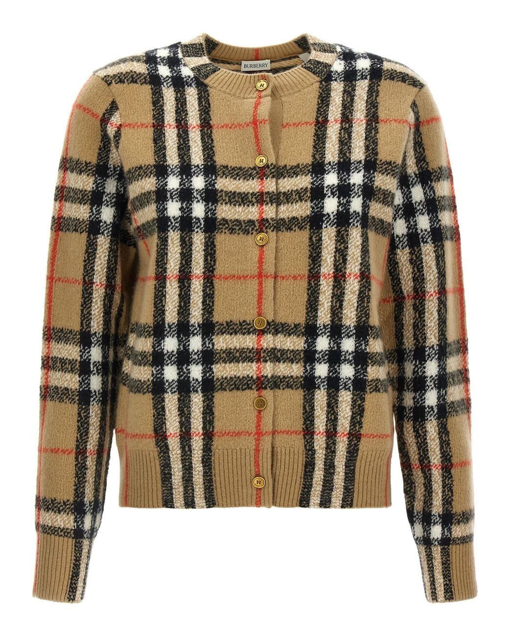 Burberry Natural 'Clara' Cardigan