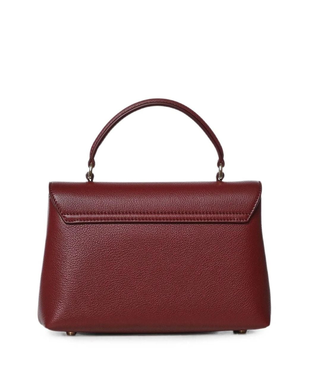 Céline Purple Triomphe Leather Tote Bag