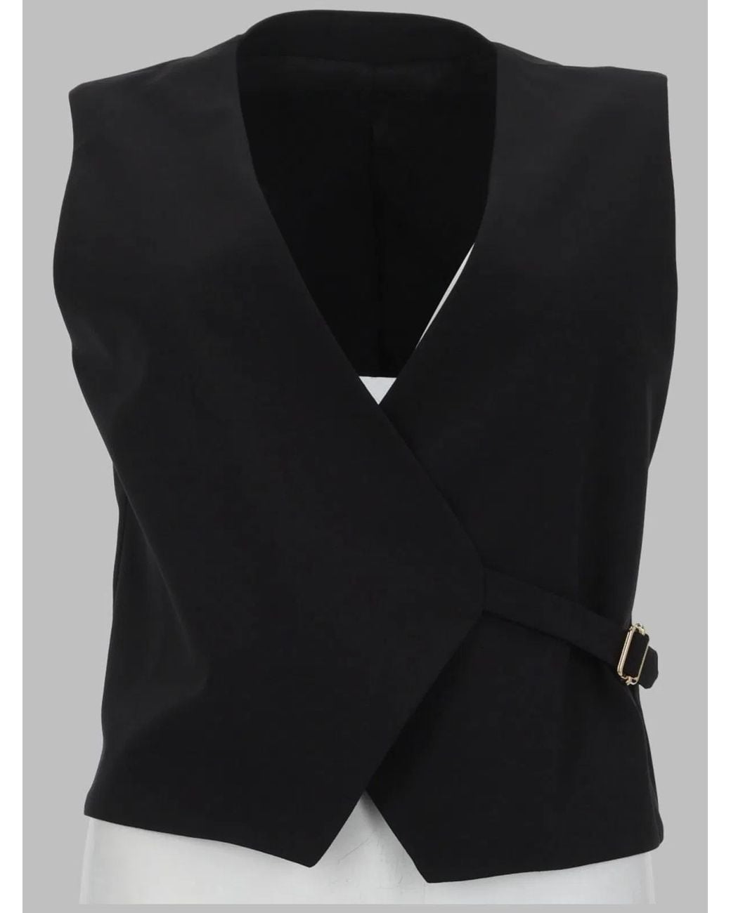 PT Torino Black Gilet "Angela"