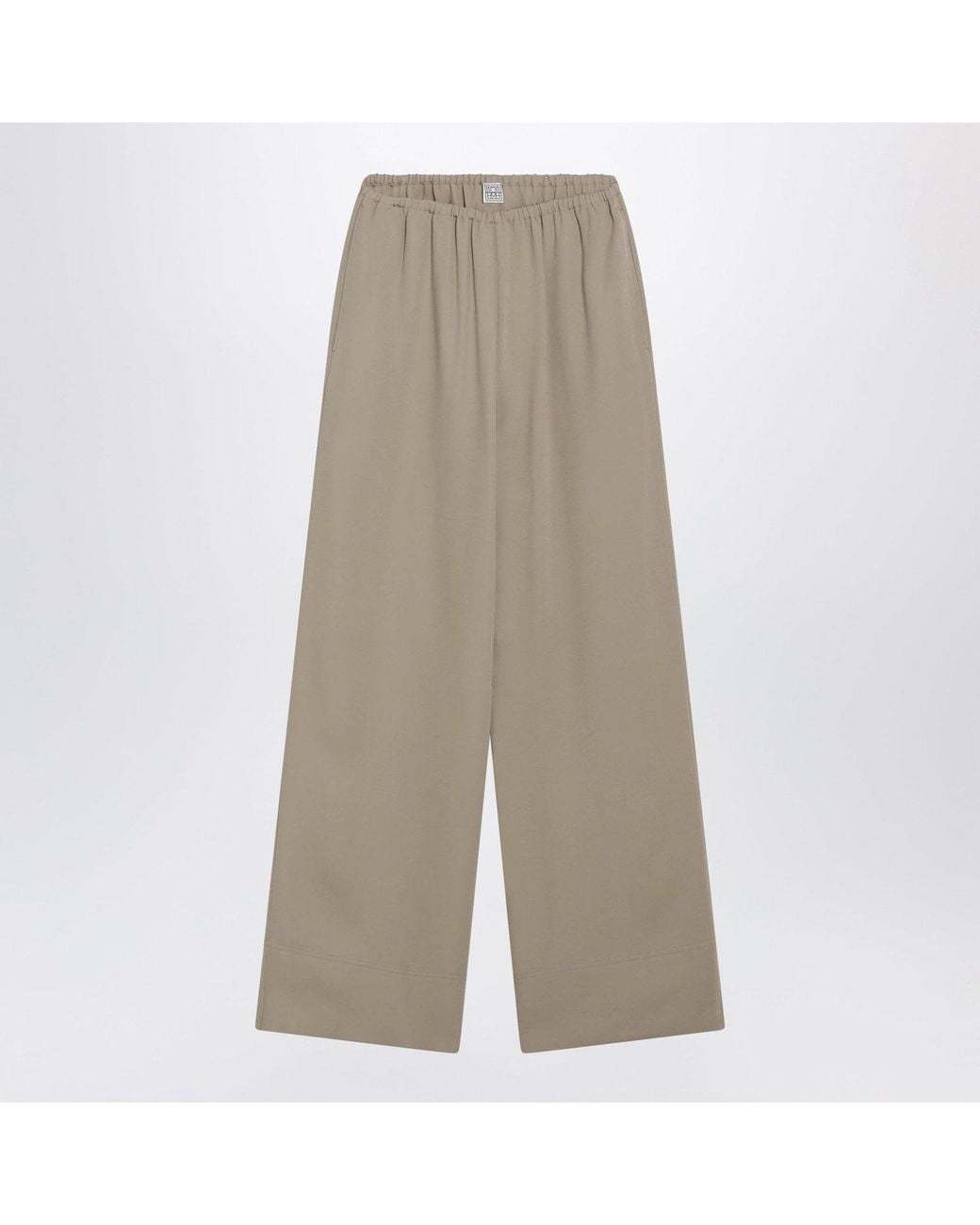 Totême Gray Garderob Rock Viscose Trousers