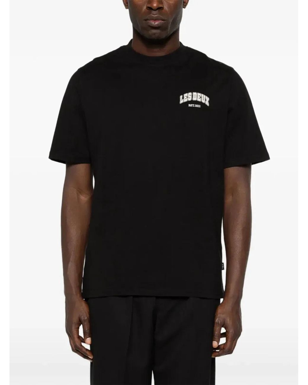 Les Deux Black "Brady Hoop" T-Shirt for men
