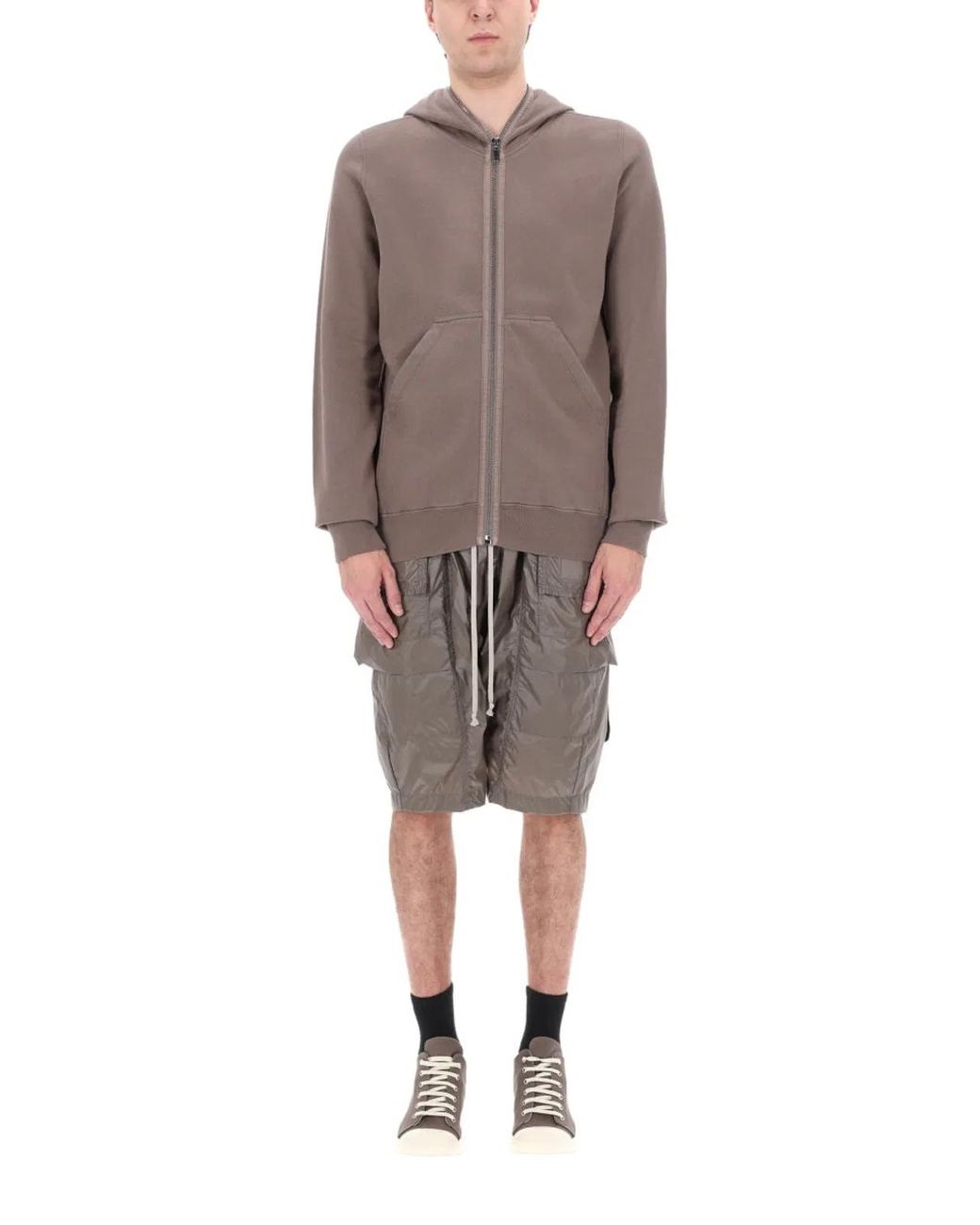 Rick Owens Natural Drkshdw Gimp Hoodie for men