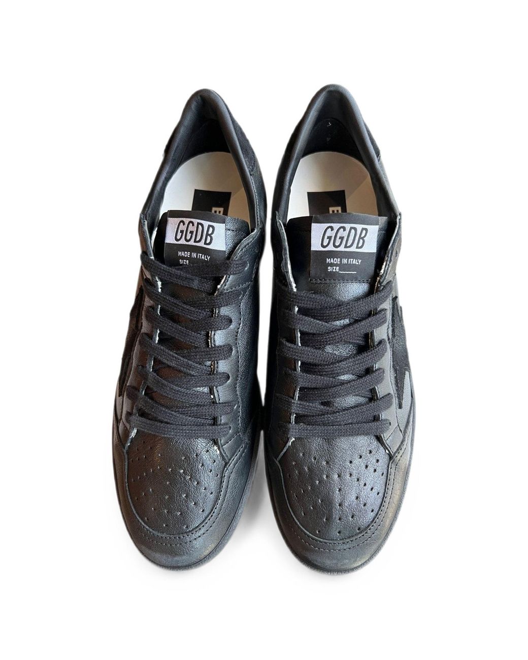 Golden Goose Deluxe Brand Blue Ball Star Leather Sneakers for men