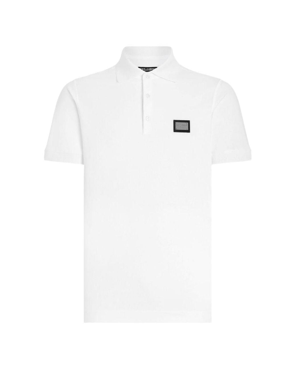Dolce & Gabbana White Dolce & Gabbana 100%Co T-Shirts And Polos for men