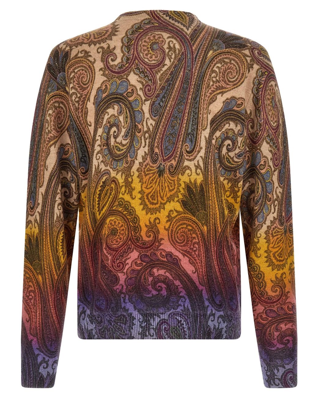 Etro Multicolor Paisley Dégradé Sweater for men