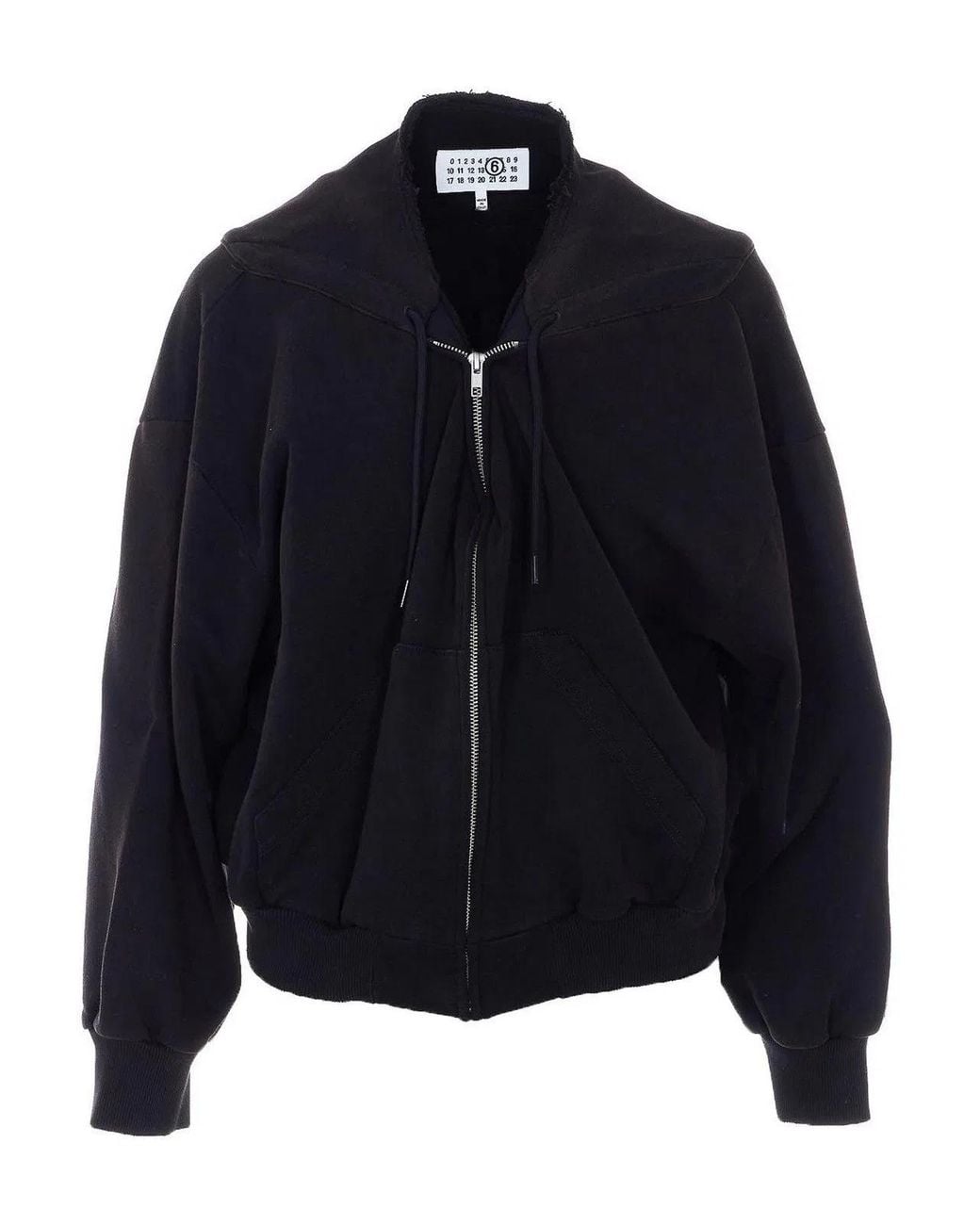 MM6 by Maison Margiela Blue Zip Up Sweatshirt