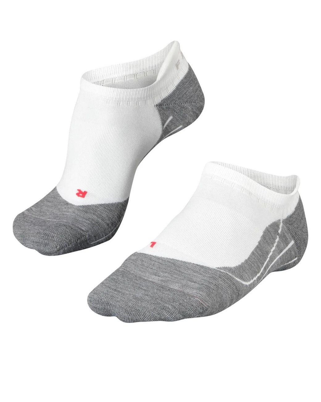 Falke White Ru4 Endurance Invisible Socks for men