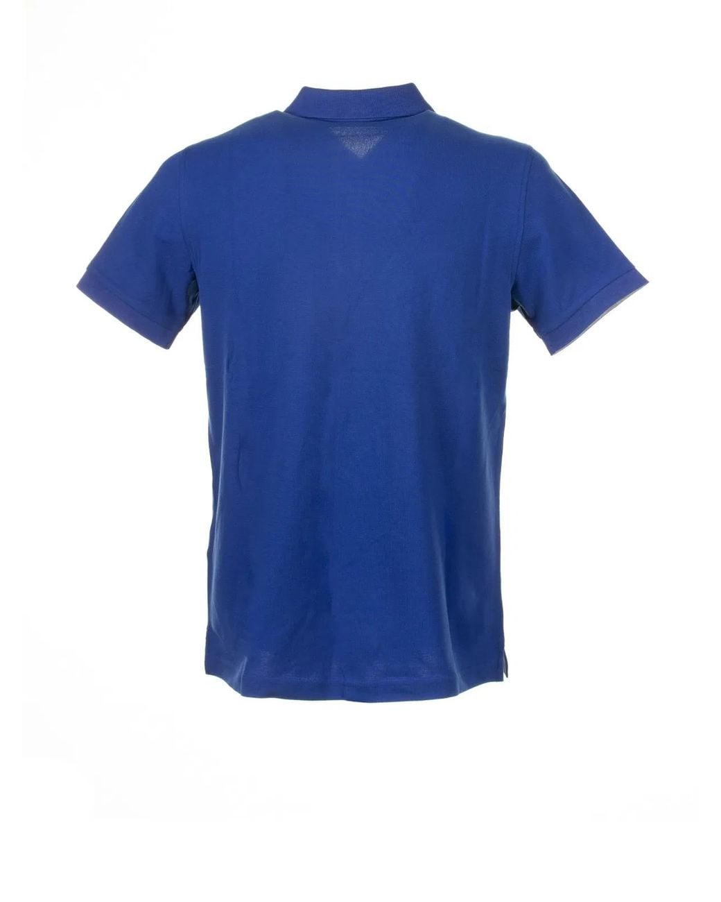 Fay Blue Electric Short-Sleeved Polo Shirt for men