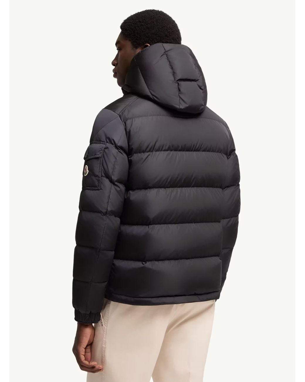 Moncler Black Maya Quilted Jacket for men