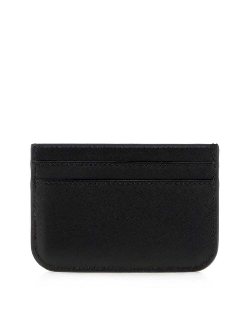 Fendi Black Leather Ff Card Holder