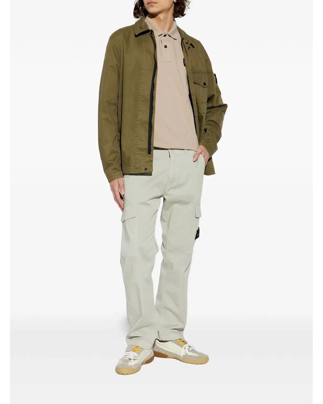 Stone Island Green Mini Shirt Collection for men
