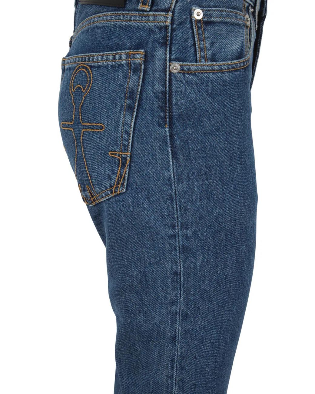 J.W. Anderson Blue Straight Leg Jeans