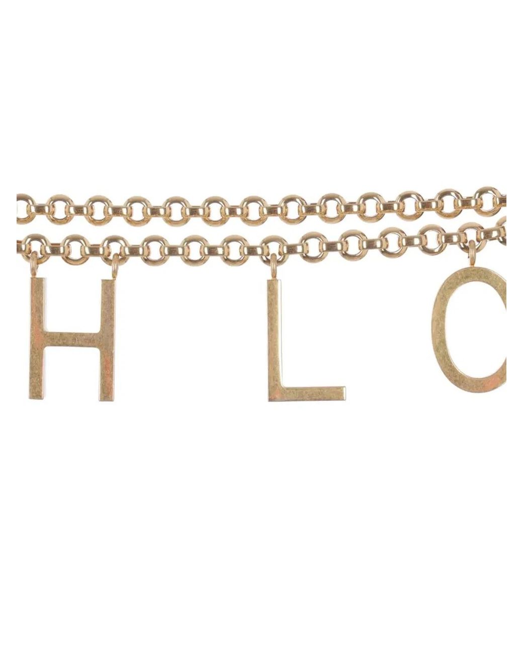 Chloé Natural Chloã Lettes Jewelry Belt