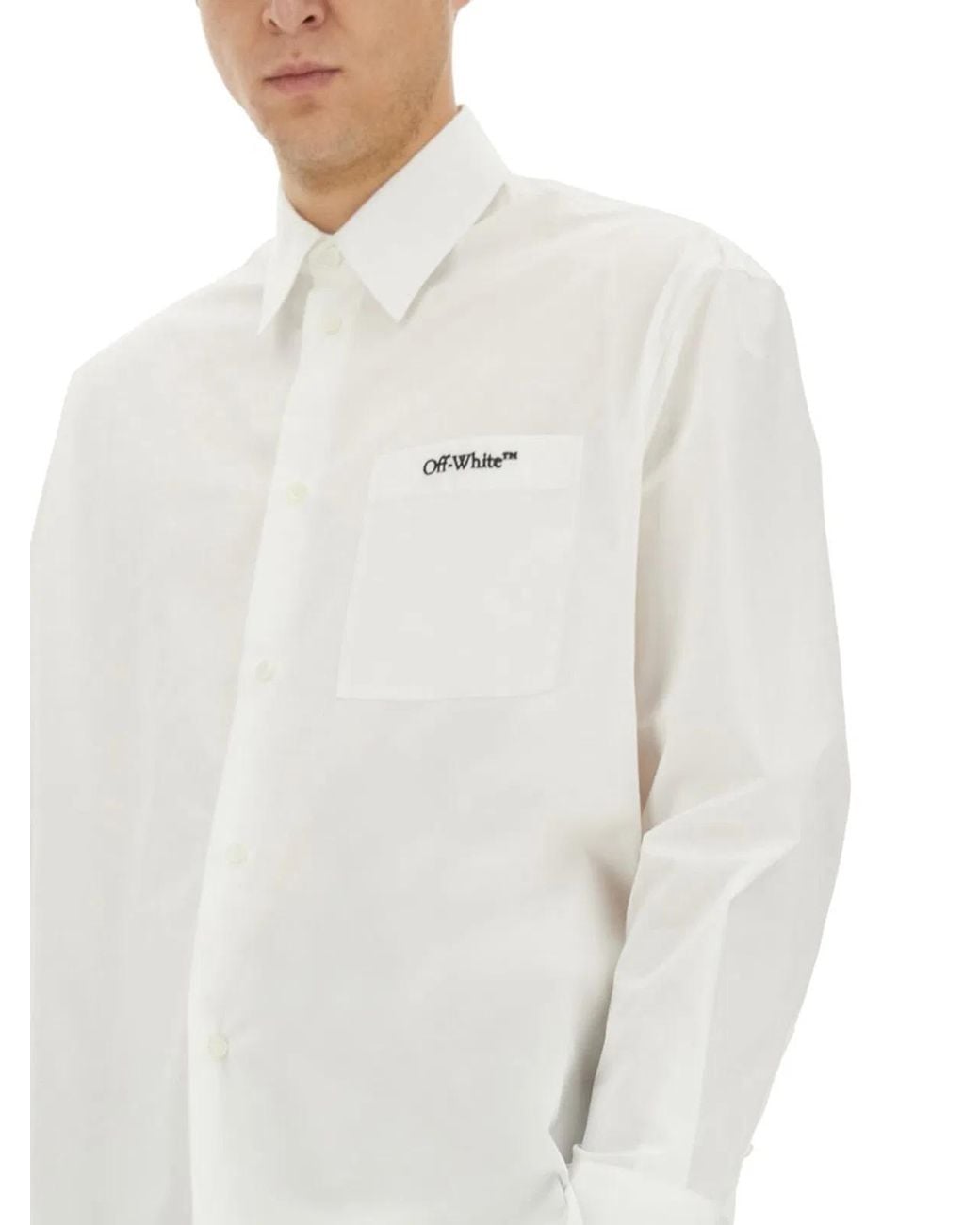 Off-White c/o Virgil Abloh White Shirt With Logo for men