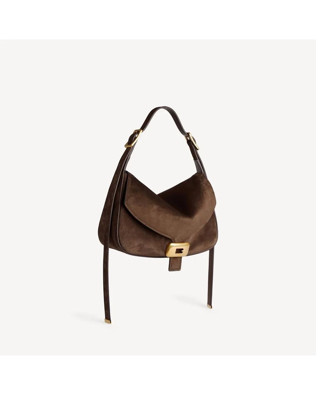 Balenciaga Brown Clicca Shoulder Bag Medium