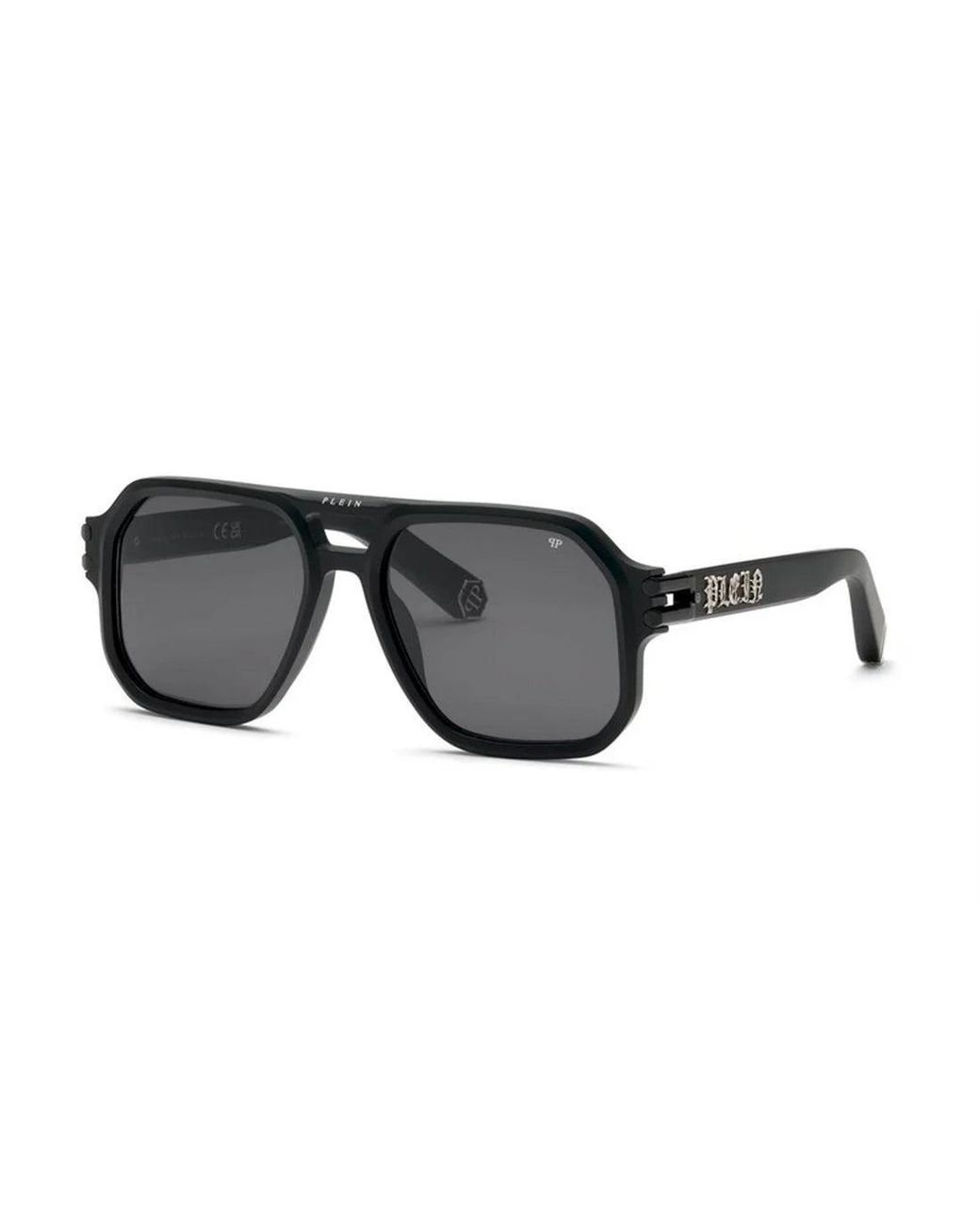 Philipp Plein Black Nero Sabbiato/Opaco Acetate Sunglasses for men
