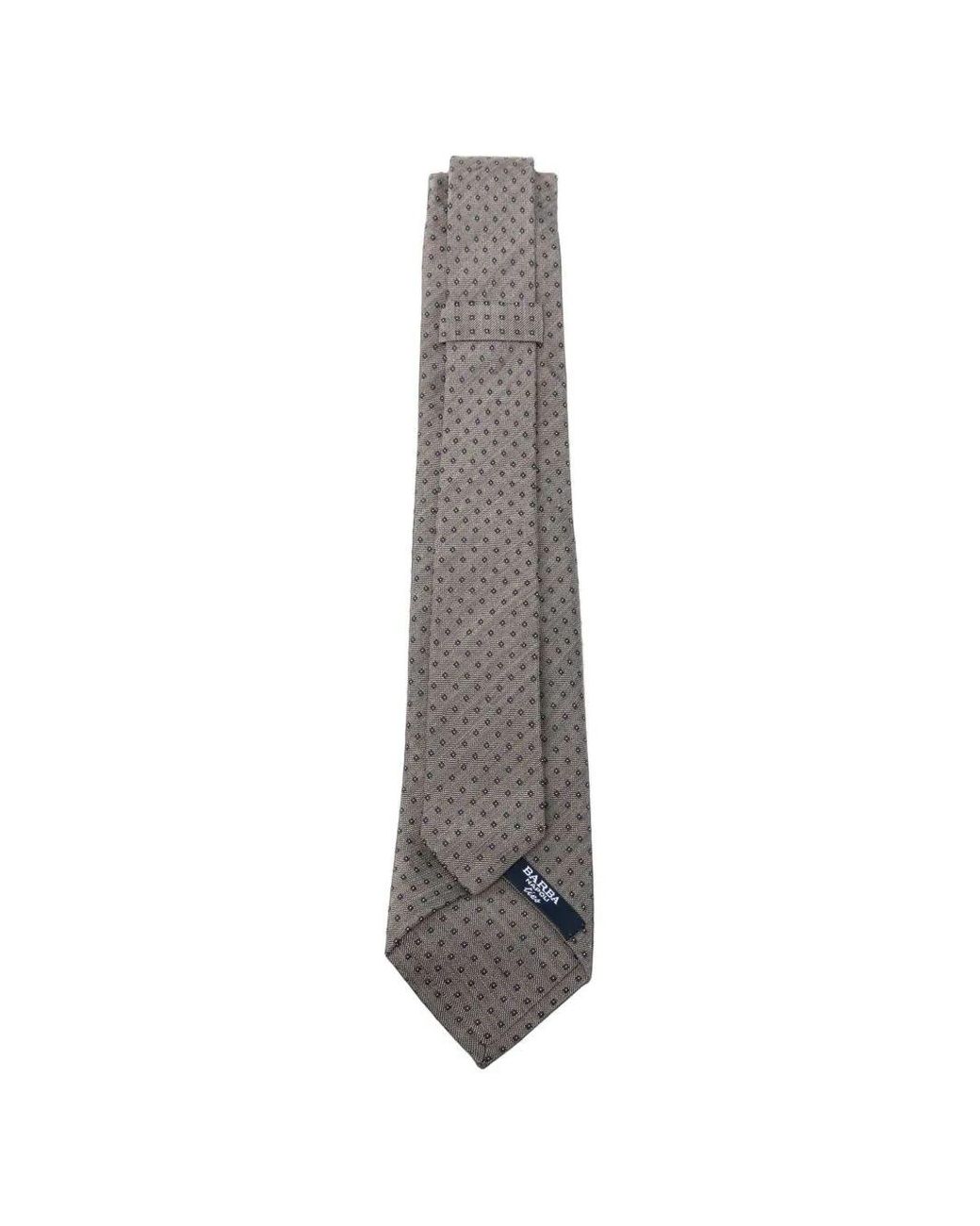 Barba Napoli White Classic 7,5 Tie for men