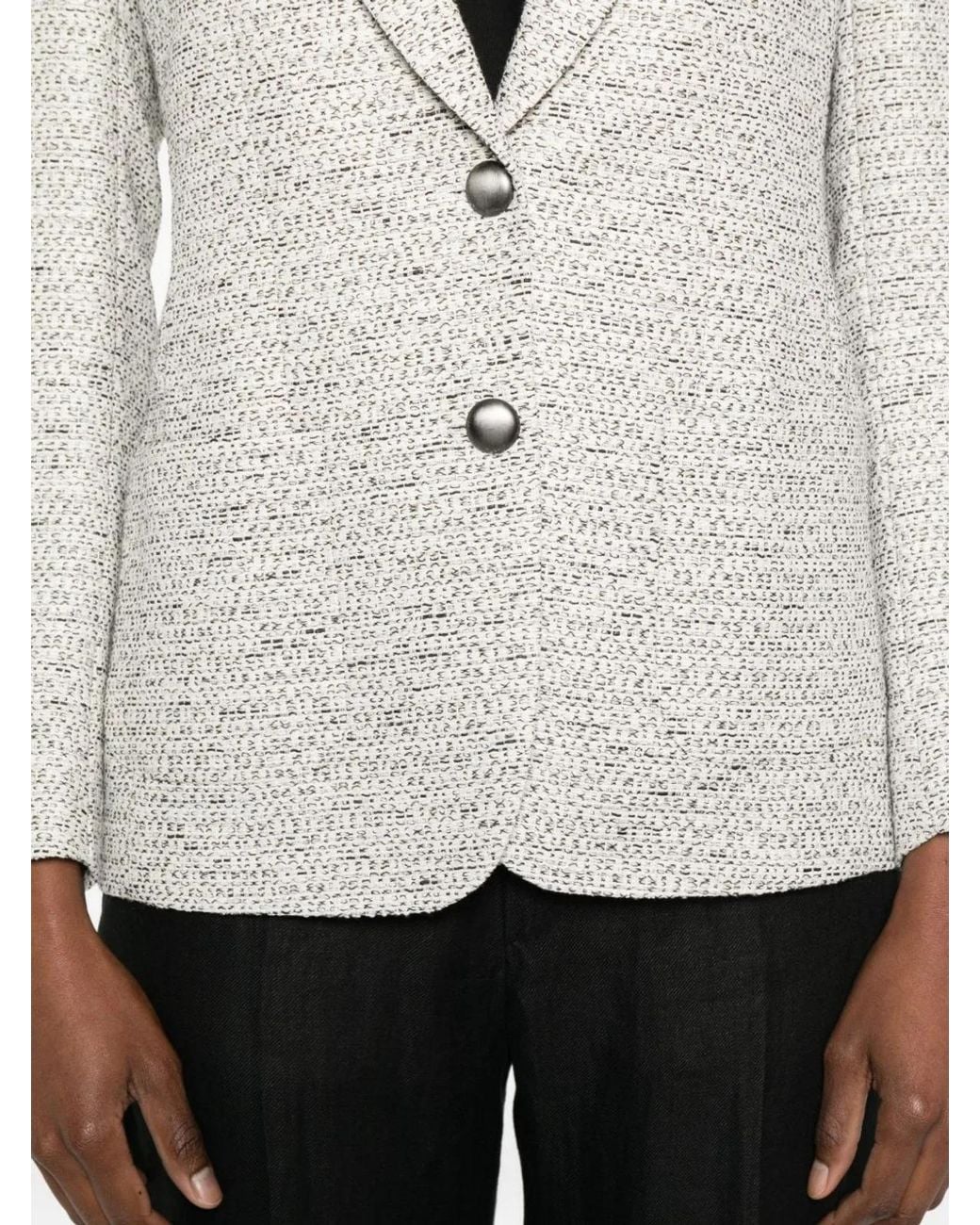 L.b.m. 1911 White Single-Breasted Jacket