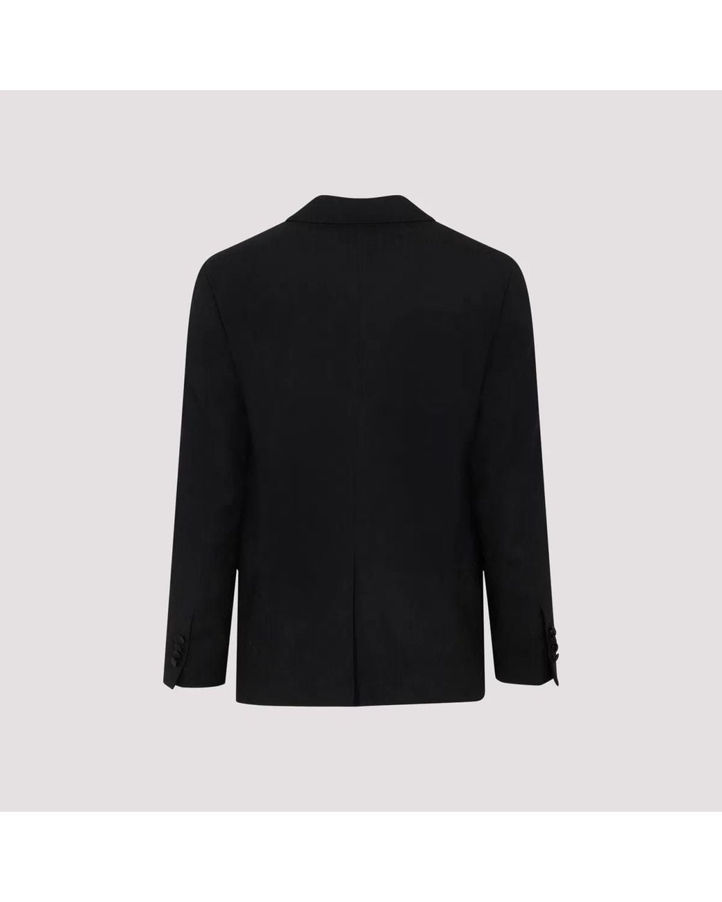Etro Black Stretch Wool Blazer for men