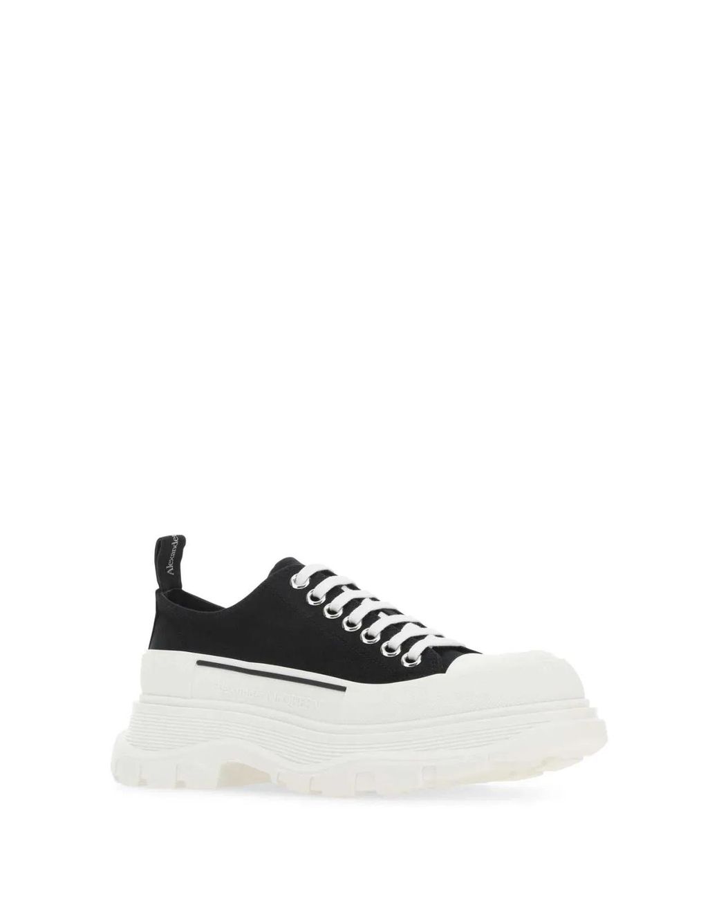 McQueen White Scarpe Stringate