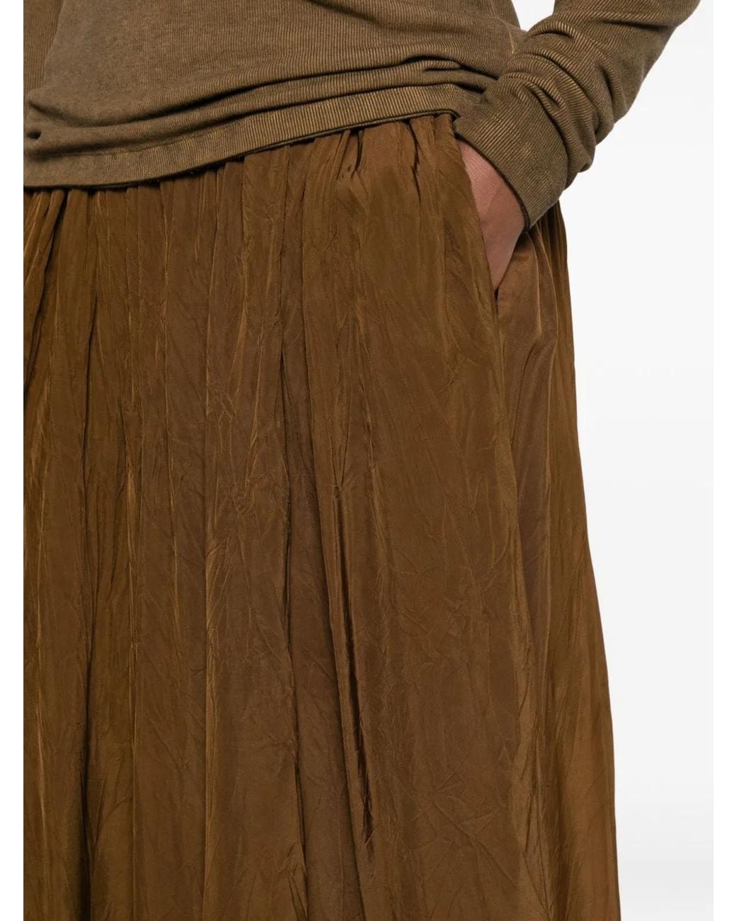 Uma Wang Natural Gillian Long Skirt