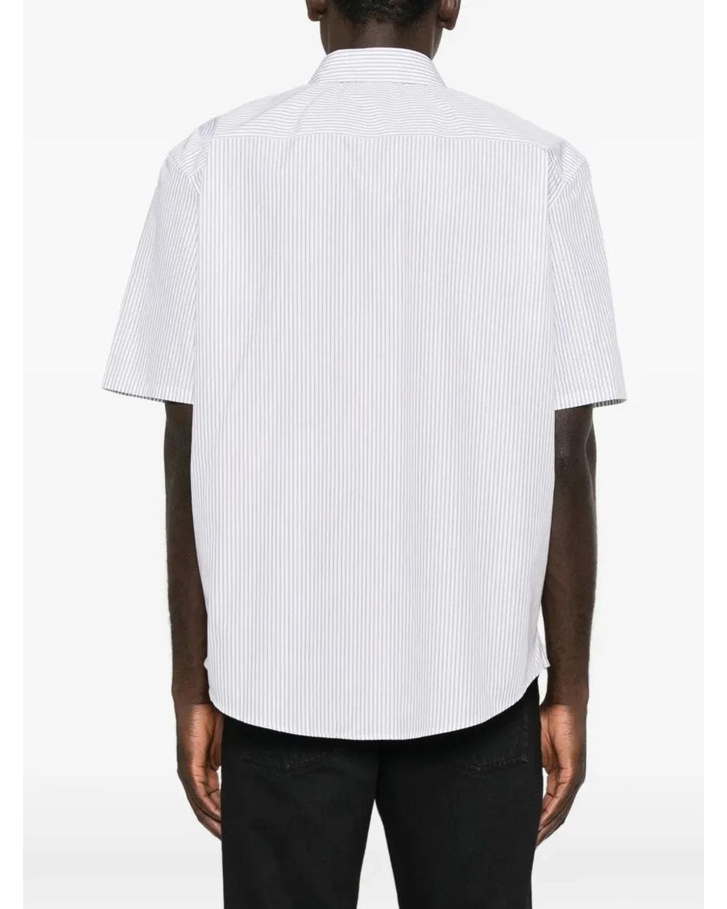 Saint Laurent White Classic-Fit Button-Down Shirt for men